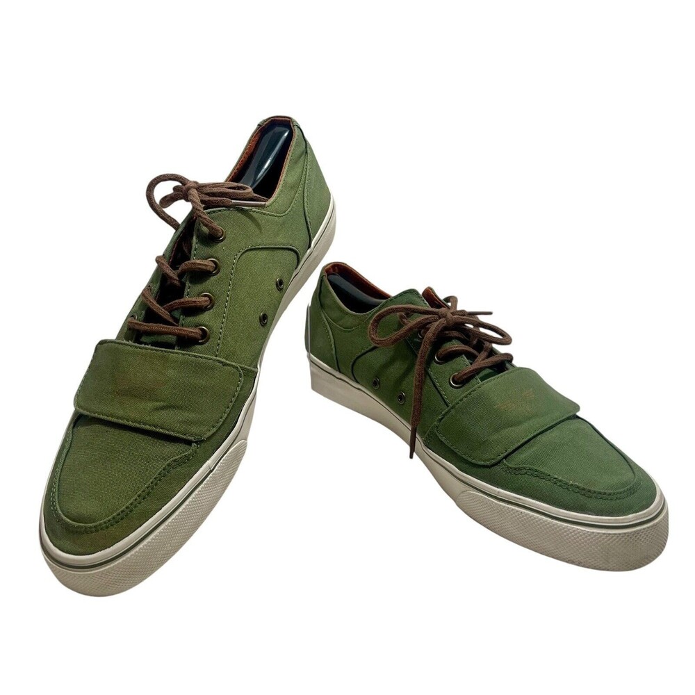 Creative Recreation Cesario Lo XVI Vintage Green Classic Canvas Size 11.5 GUC